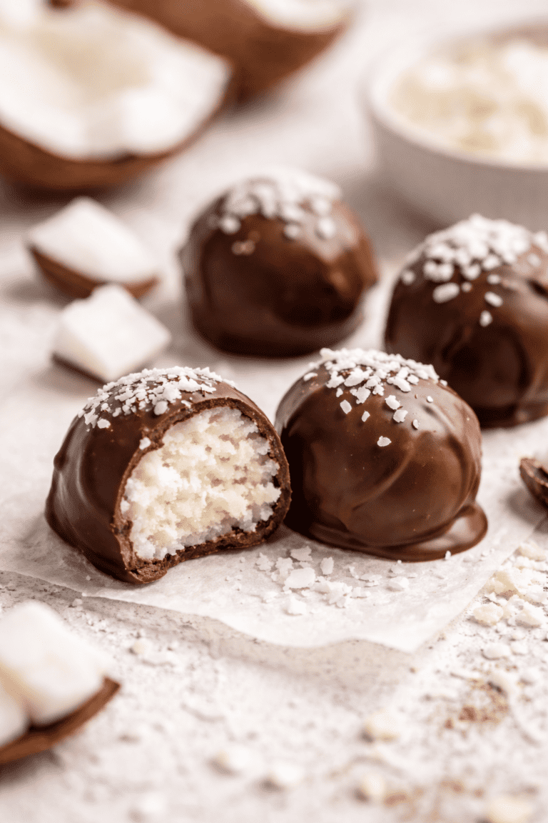 5-Ingredient No-Bake Bounty Balls (Easy Coconut Dessert)