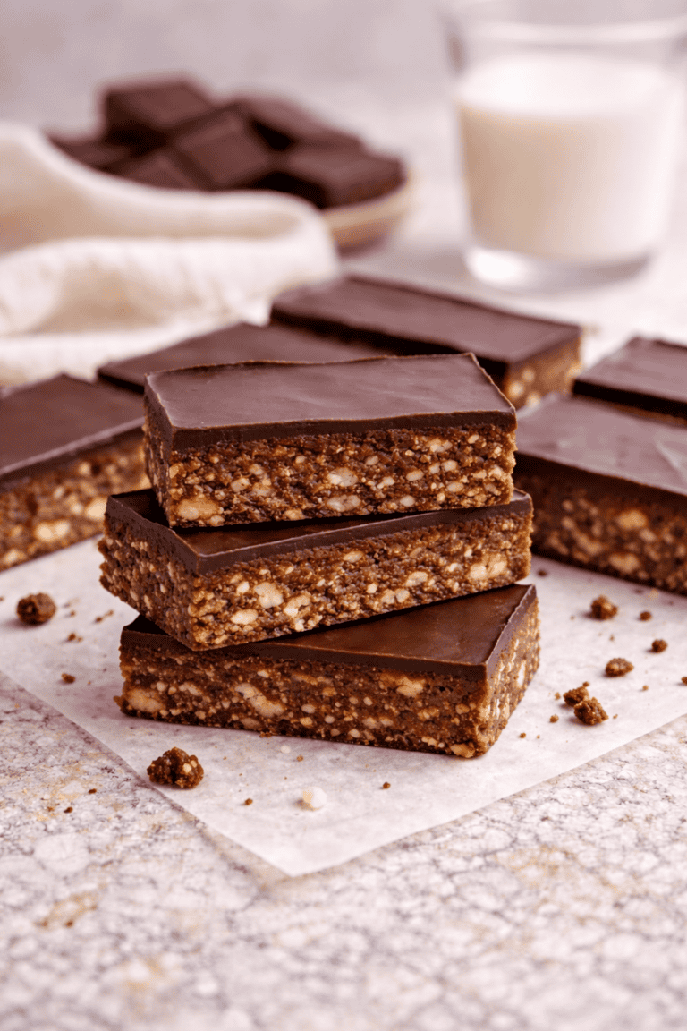 No-Bake Sports Slice Dessert (Hungarian Chocolate Bar Inspired)