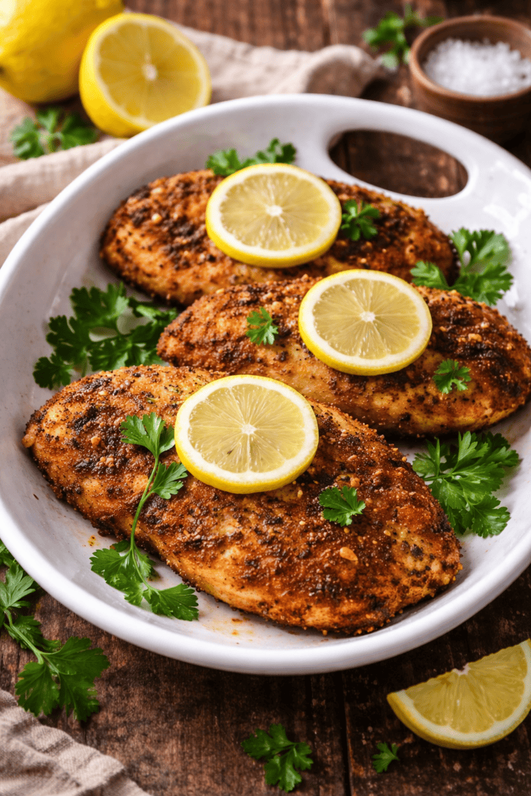 5 Ingredient Breaded Lemon Chicken (Crispy, Juicy & Bright)