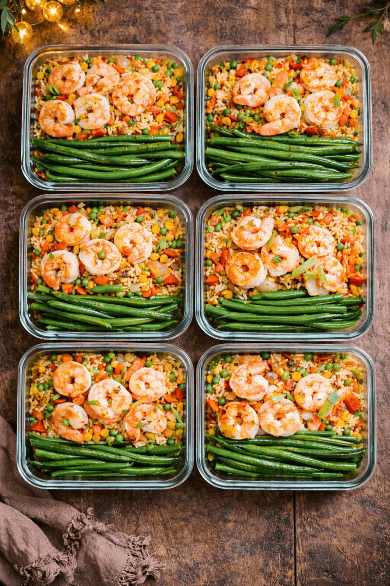 Shrimp Fried Rice Meal Prep (High-Protein, Balanced & Weekday-Friendly)