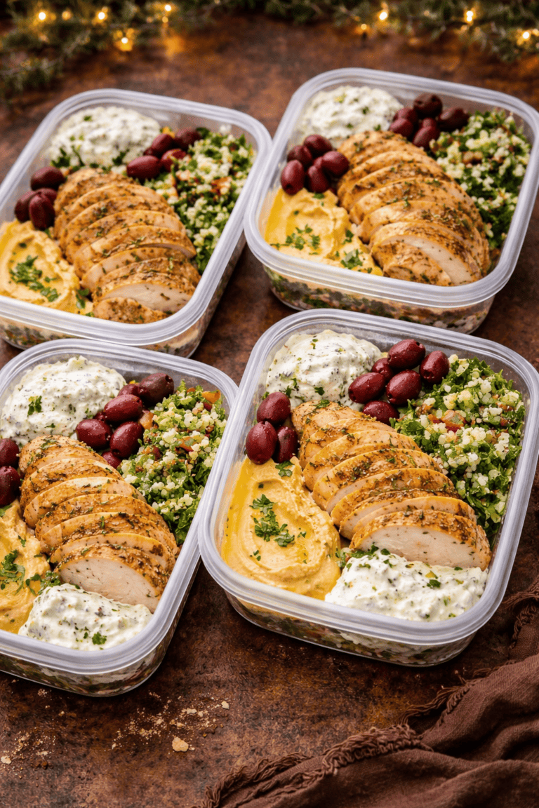 Greek Healthy Meal Prep Bowls (Paleo & is Whole30 Options)