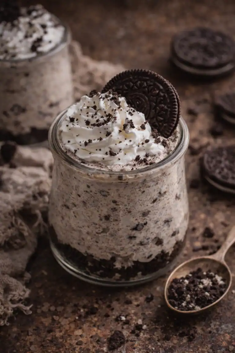 No-Bake Oreo Cheesecake Cups (Creamy, Crunchy & Just 5 Ingredients)