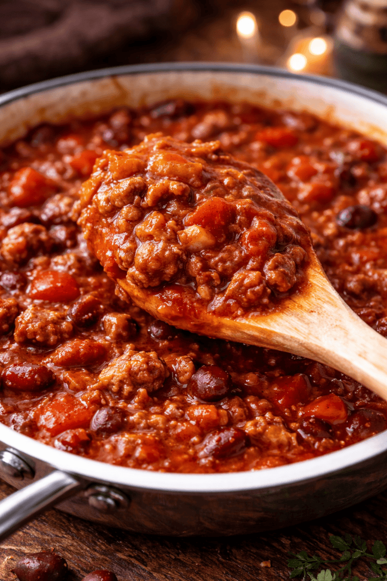 Easy 5-Ingredient Chili (Quick, Hearty & Weeknight-Friendly)