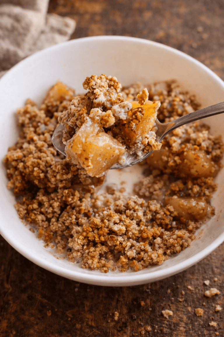 Healthy Breakfast Apple Crumble (Refined Sugar-Free & Ready in 30 Minutes)