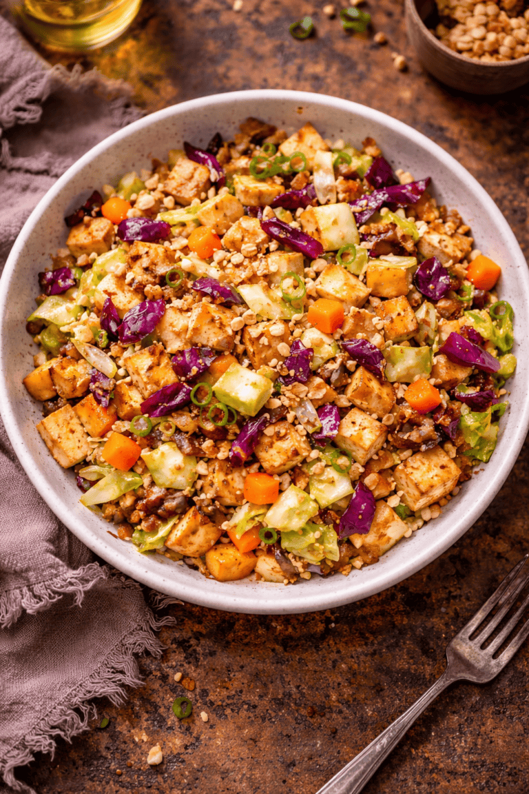 Easy Cabbage Tofu Stir-Fry (Vegan, High-Protein & Ready in 15 Minutes)